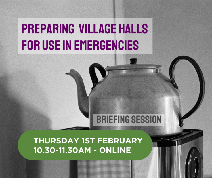 Event: Preparing your Village Hall for use in emergencies