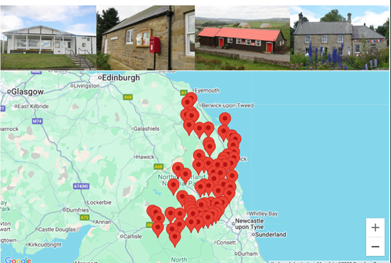 Over Half of Northumberland’s Village Halls Now on the Portal