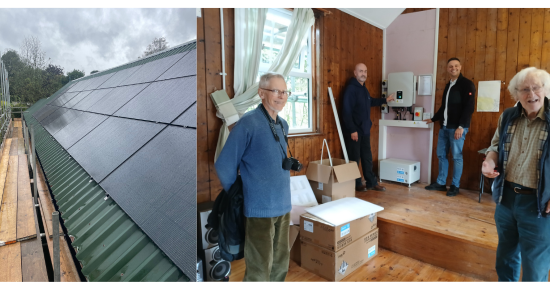 Village Hall Leads the Charge with Northumberland Project’s First Solar Panel Installation