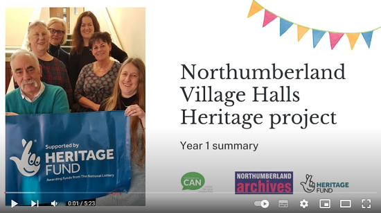 Village Halls Heritage Project 1st year round-up